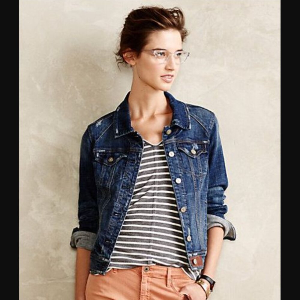 Anthropologie Pilcro and the Letterpress Avie Denim Jacket